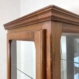 Solid walnut display case