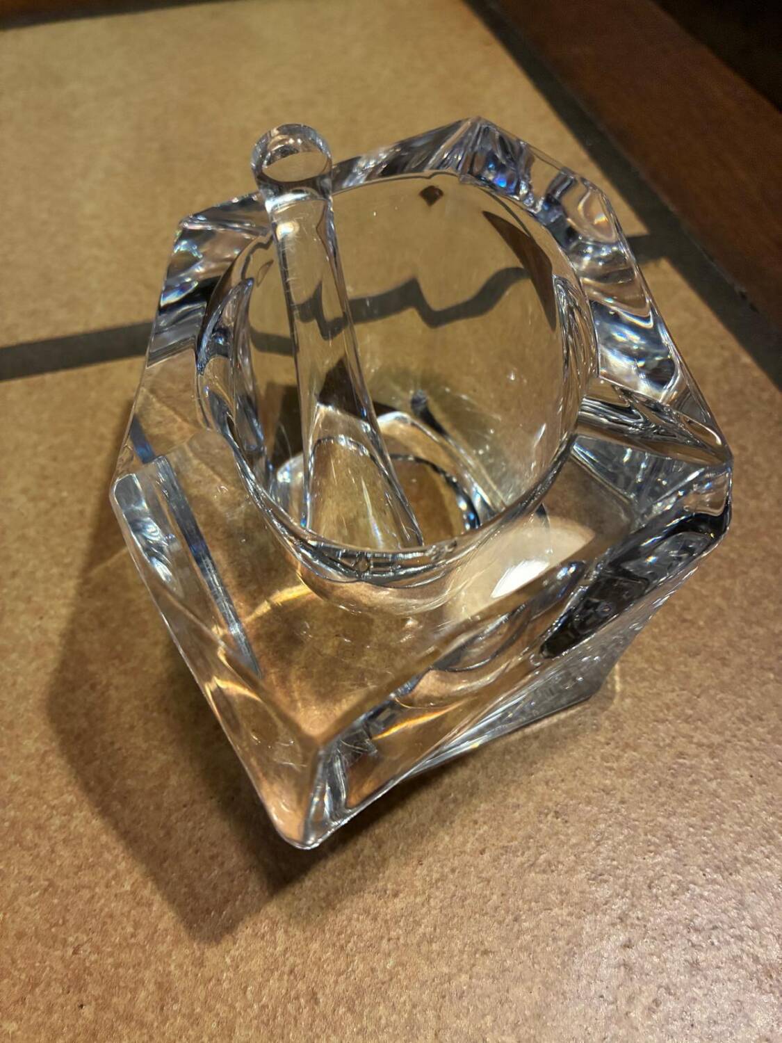Crystal ashtray