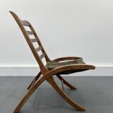 Leather vintage armchair, 1970s