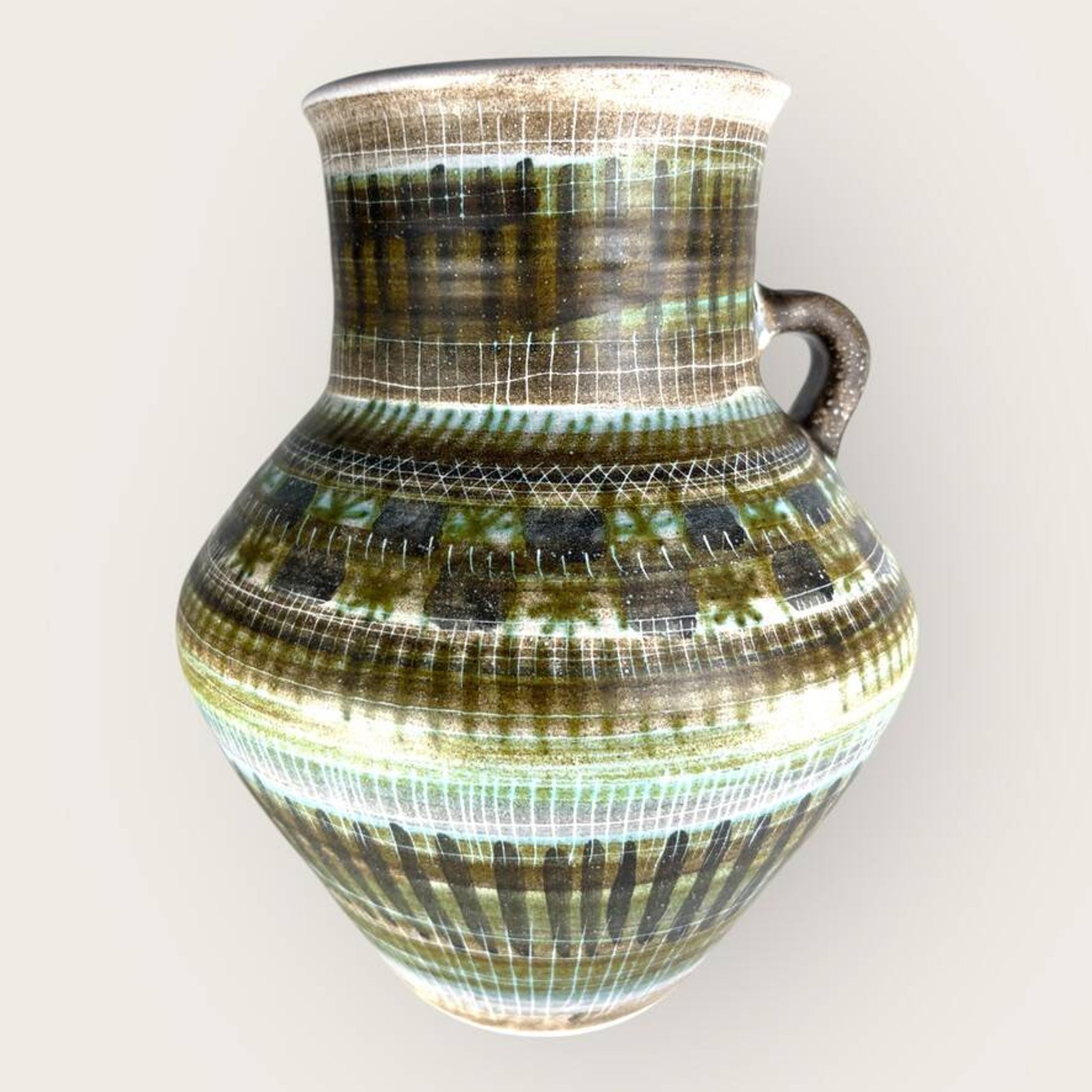 Marcel Guillot ceramic vase France 1960