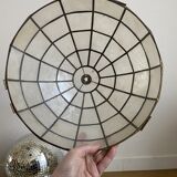 Ball in mother-of-pearl and brass to hang