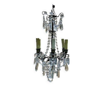 lustre à pampilles et - feux