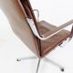 Fauteuil de bureau en cuir Walter Knoll Art Collection par Rudolf Glatzel