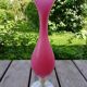 Lot de vases en opaline rose