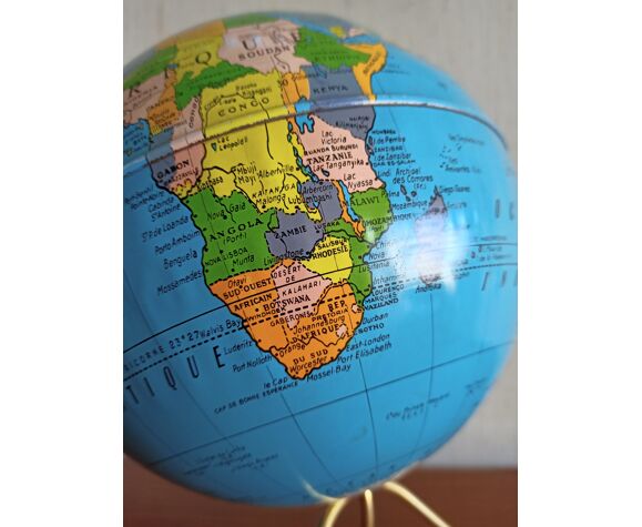 Globe Terrestre Des Cartes Taride En Tole 1960 Selency Globe Terrestre Des Cartes Taride En Tole 1960 Selency