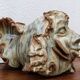 Fantastic creature in Saint Amand sandstone, signed Nadia Chiodi