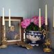 Set of two vintage jumper candlesticks