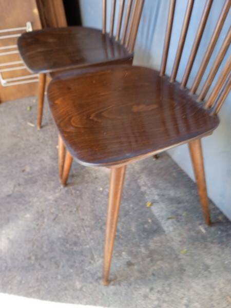 Pair of Baumann chairs, Menuet model, 1960/70