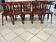 Suite de 10 chaises de Bistrot vintage années 1970