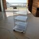 Vintage plexiglass furniture/audio furniture/cart