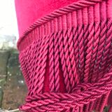 Red velvet toad chair