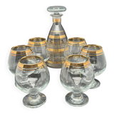 Strong alcohol service bottle and 6 glasses – 1224b2