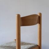 4 vintage straw chairs
