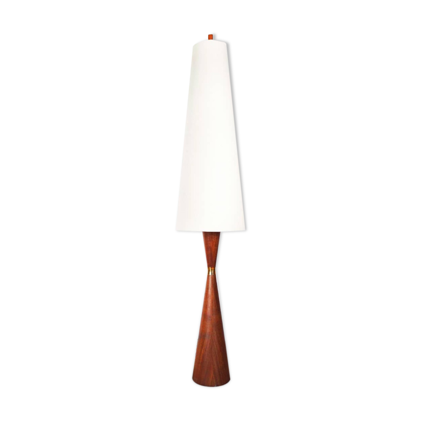 Scandinavian teak floor lamp