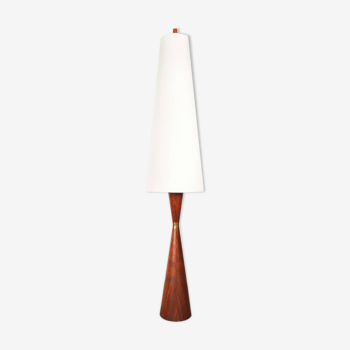 Scandinavian teak floor lamp