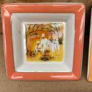 Series 5 pocket trays villeroy & boch relais château 2000 vintage porcelain