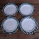 4 dessert plates Sarreguemines and Digoin Scottish