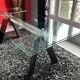 Rectangular glass table Roche and Bobois