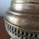 Vintage brass umbrella stand