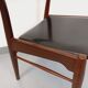 Vintage Scandinavian teak and leatherette chair from the 50s and 60s