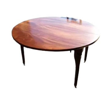 19th century round mahogany table