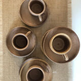 Ensemble tasses et sous tasses