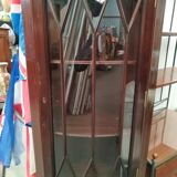 English corner screen in mahogany