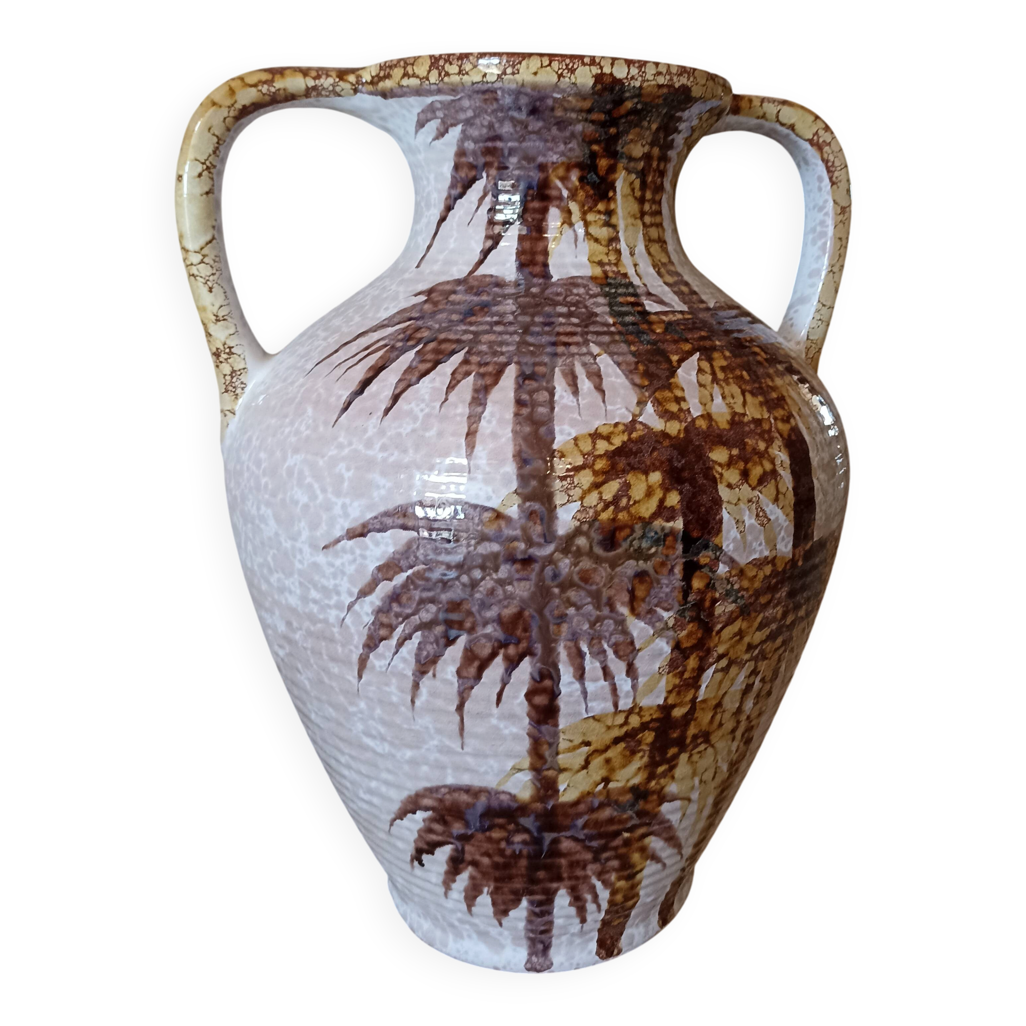 Large Fat Lava vase – Bay Keramik – West Germany – Vintage 1970s