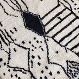 Handmade Moroccan Berber carpet 245 X 142 CM