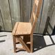 Chaise escabeau