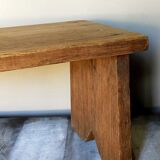 Booster bench Reconstruction in raw solid oak
