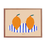 Twin lemons - Wall poster 40x30cm