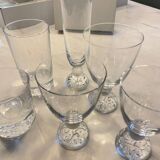 Set de 70 verres Crystal Durand - Organdi -
