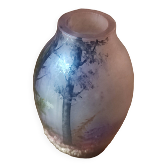 Glass paste vase