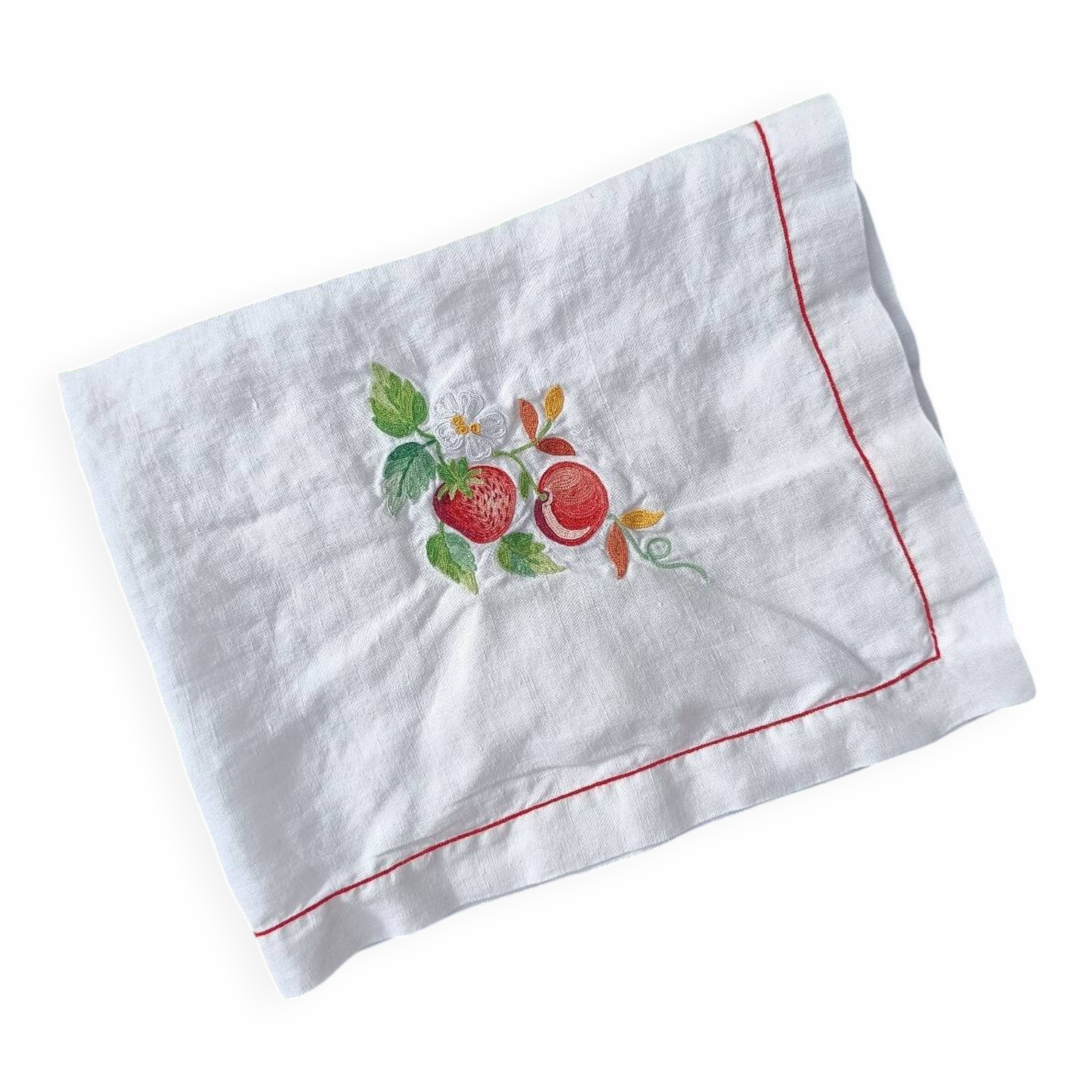 Retro Strawberry Napkin