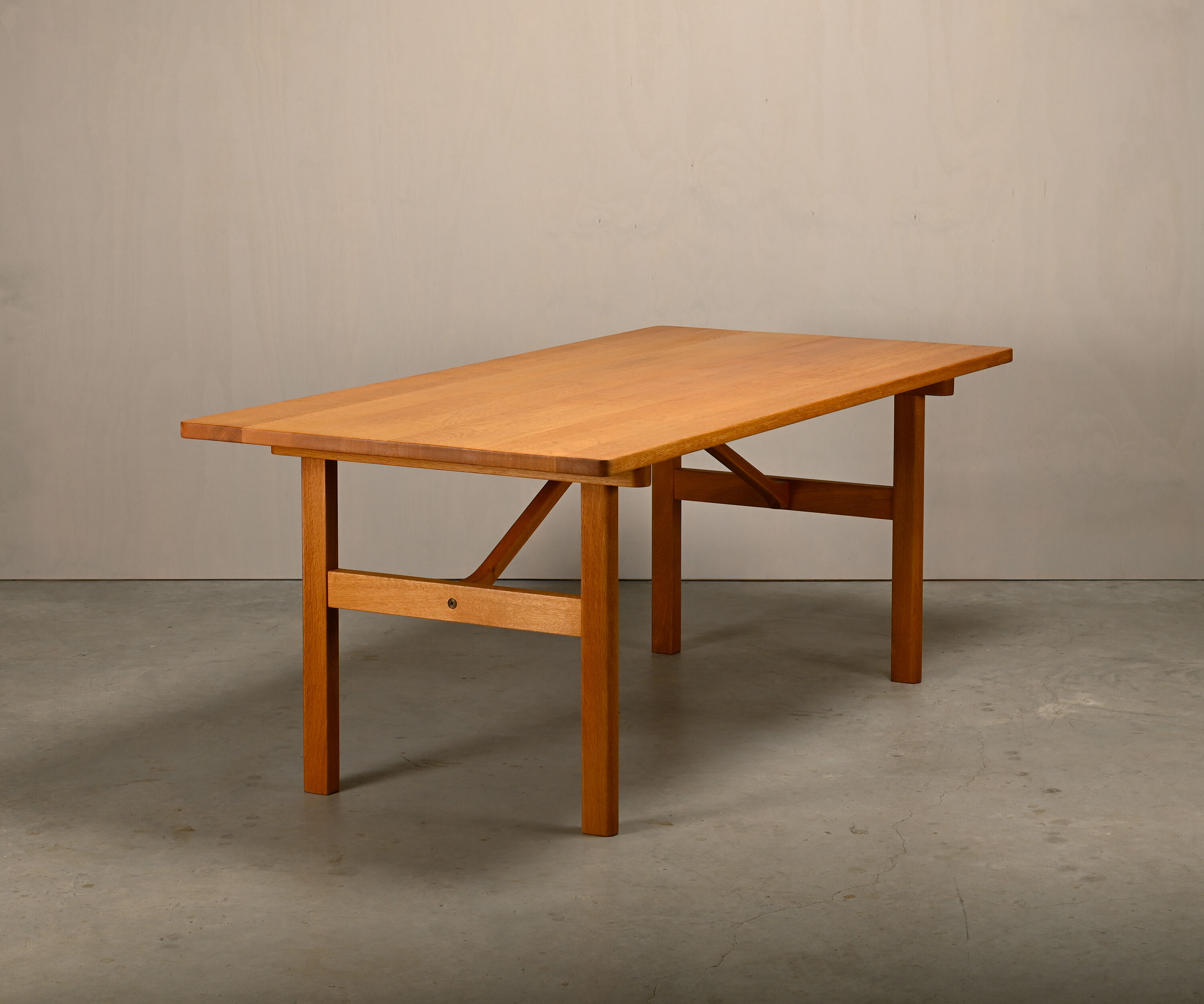 Børge Mogensen solid Oak Dining Table or Desk Model 6284 for Fredericia