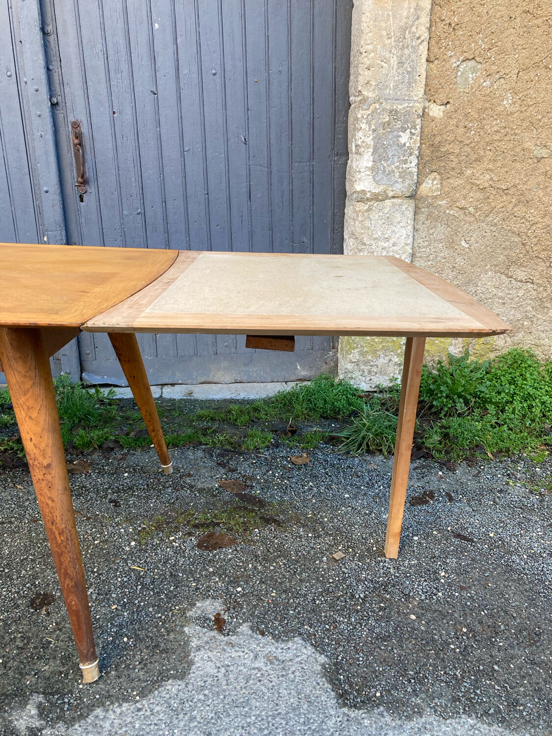 Large vintage Scandinavian style table