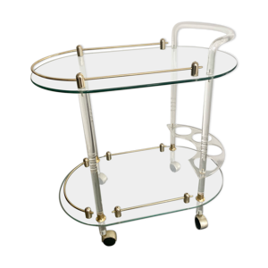 Table roulante plexiglass
