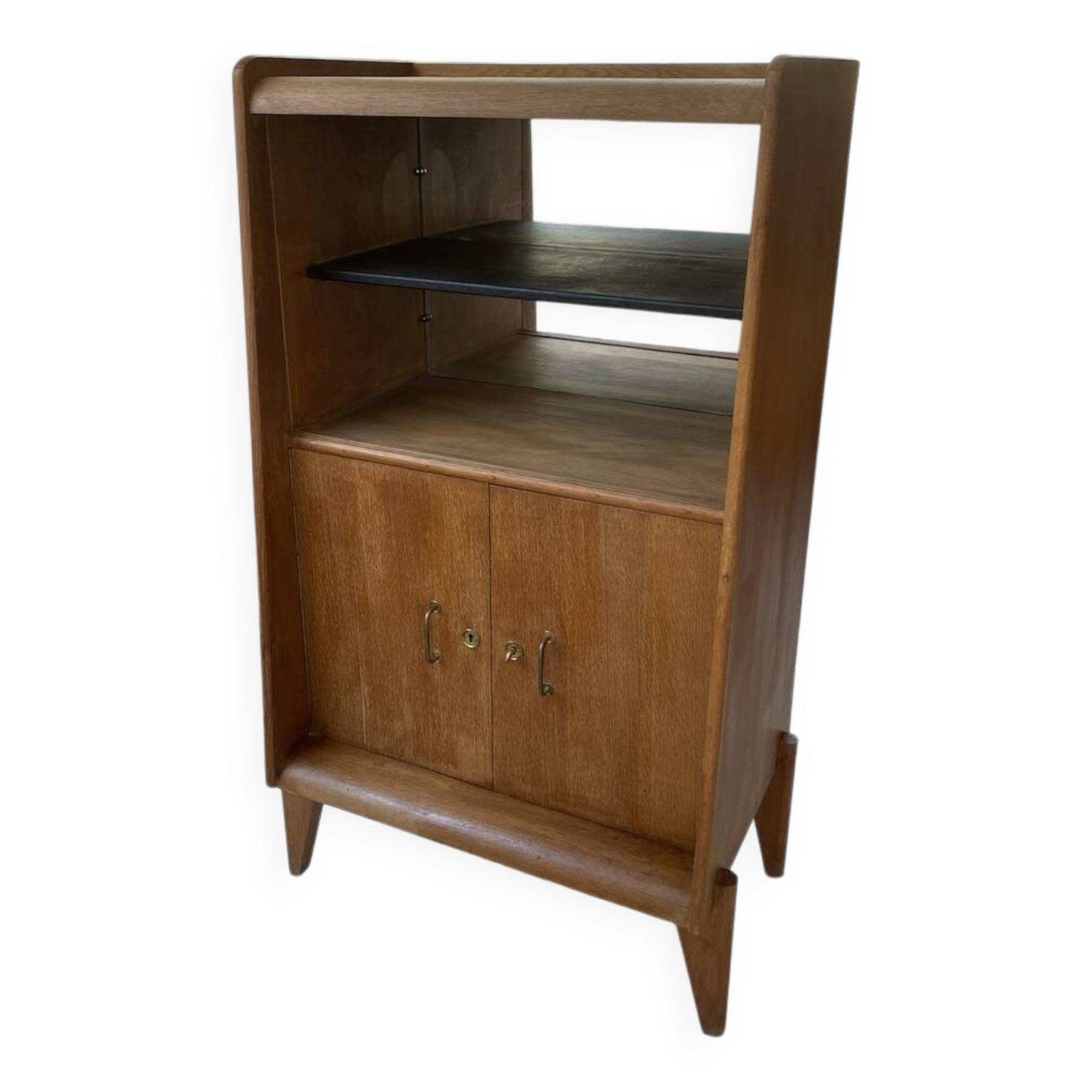 1960s oak storage unit
