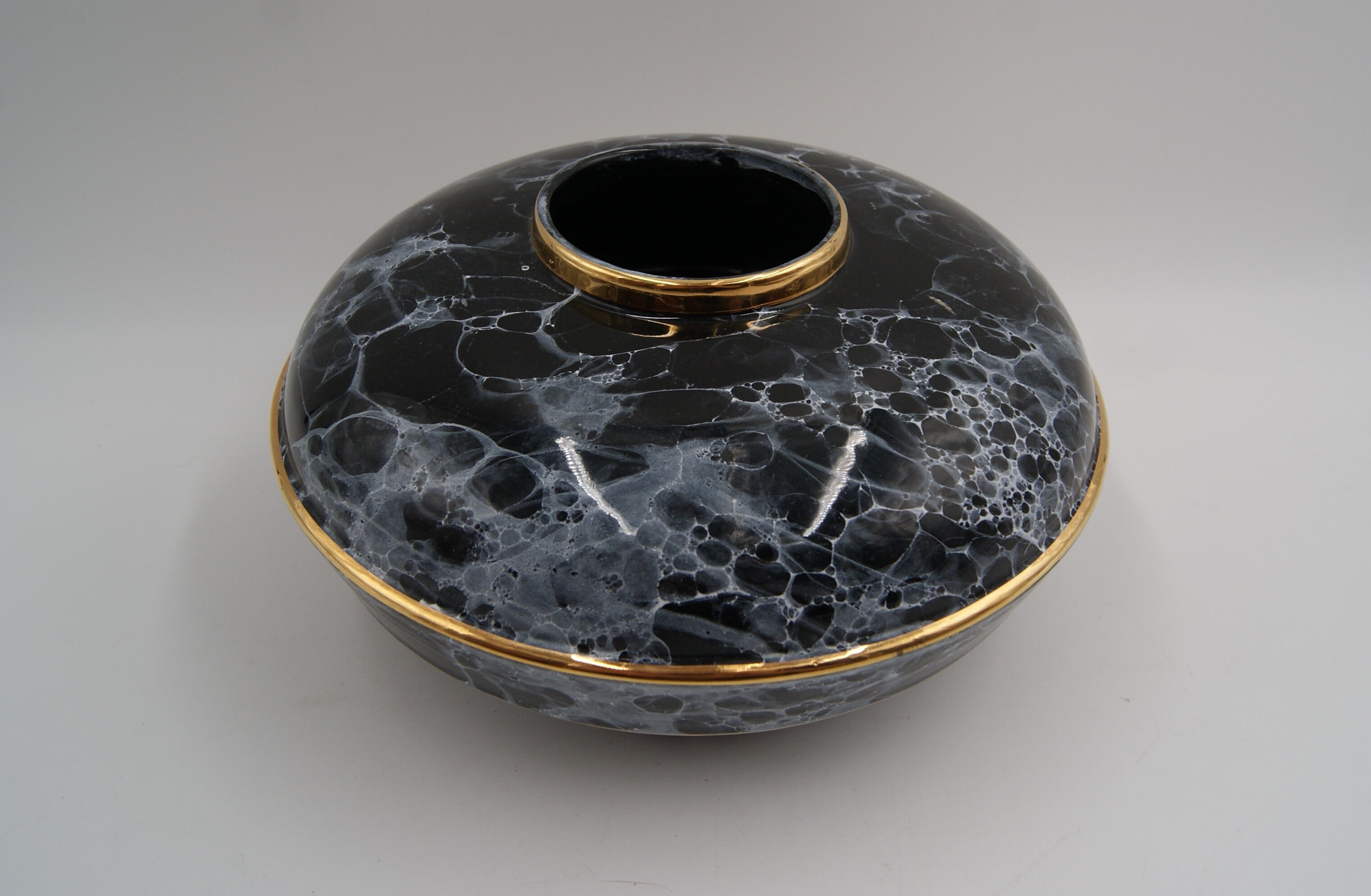 Vintage art deco ceramic top vase