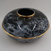Vase toupie céramique art déco vintage