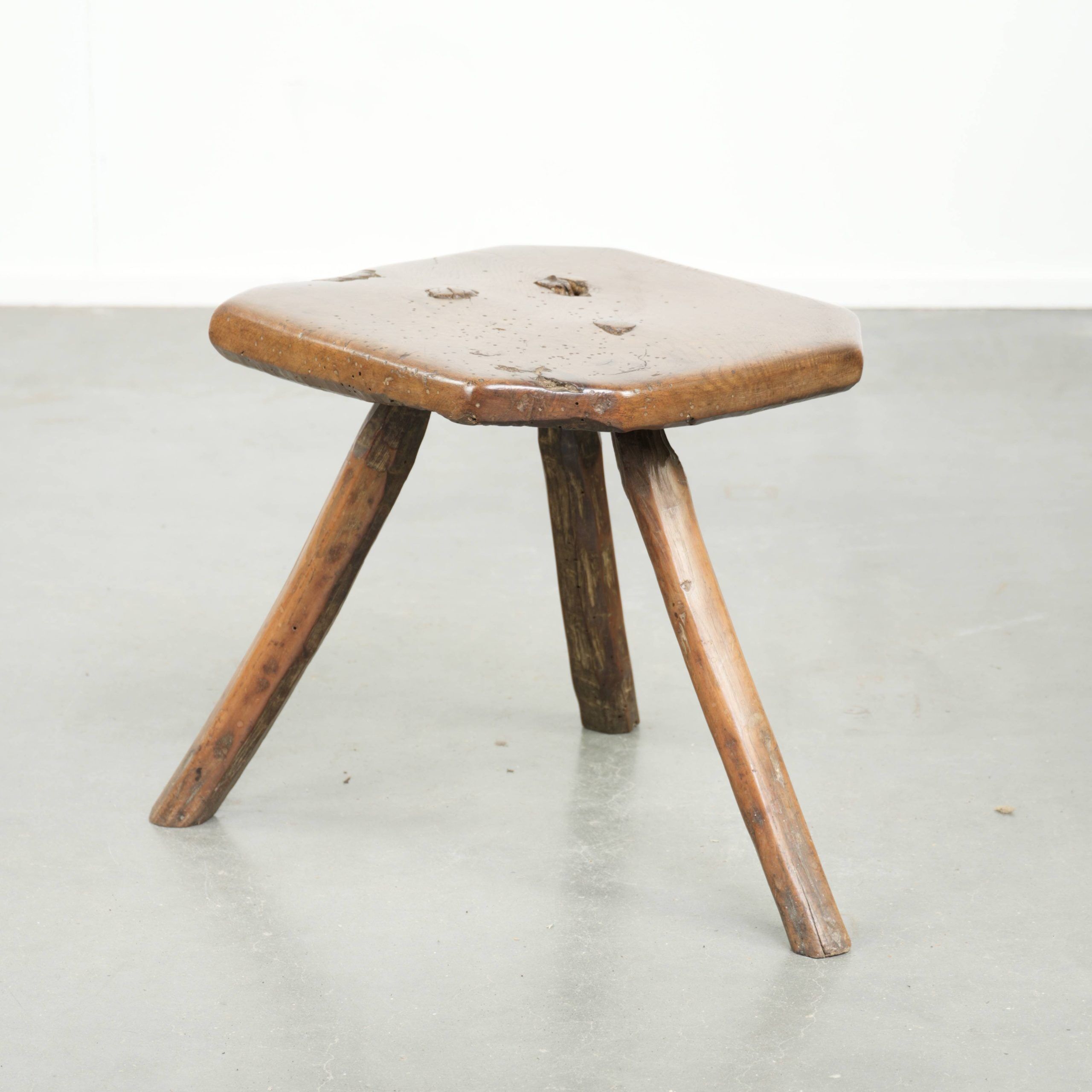 Tabouret/table d'appoint anglais antique unique du XVIIe siècle