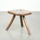 Tabouret/table d'appoint anglais antique unique du XVIIe siècle