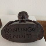 2 bustes de Benoît Konongo original