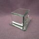 Vintage bevelled antique glass-mirror jewelry box