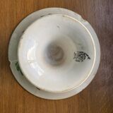 Grigny Terracotta Flowered Compote Dish