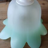 Pair of vintage tulip pendant lights