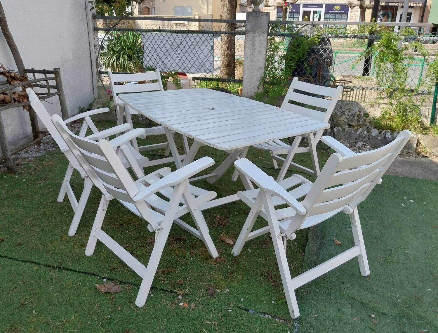 Salon de jardin en bois