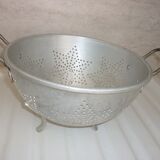 Aluminum strainer with 2 handles from the 50s-60s