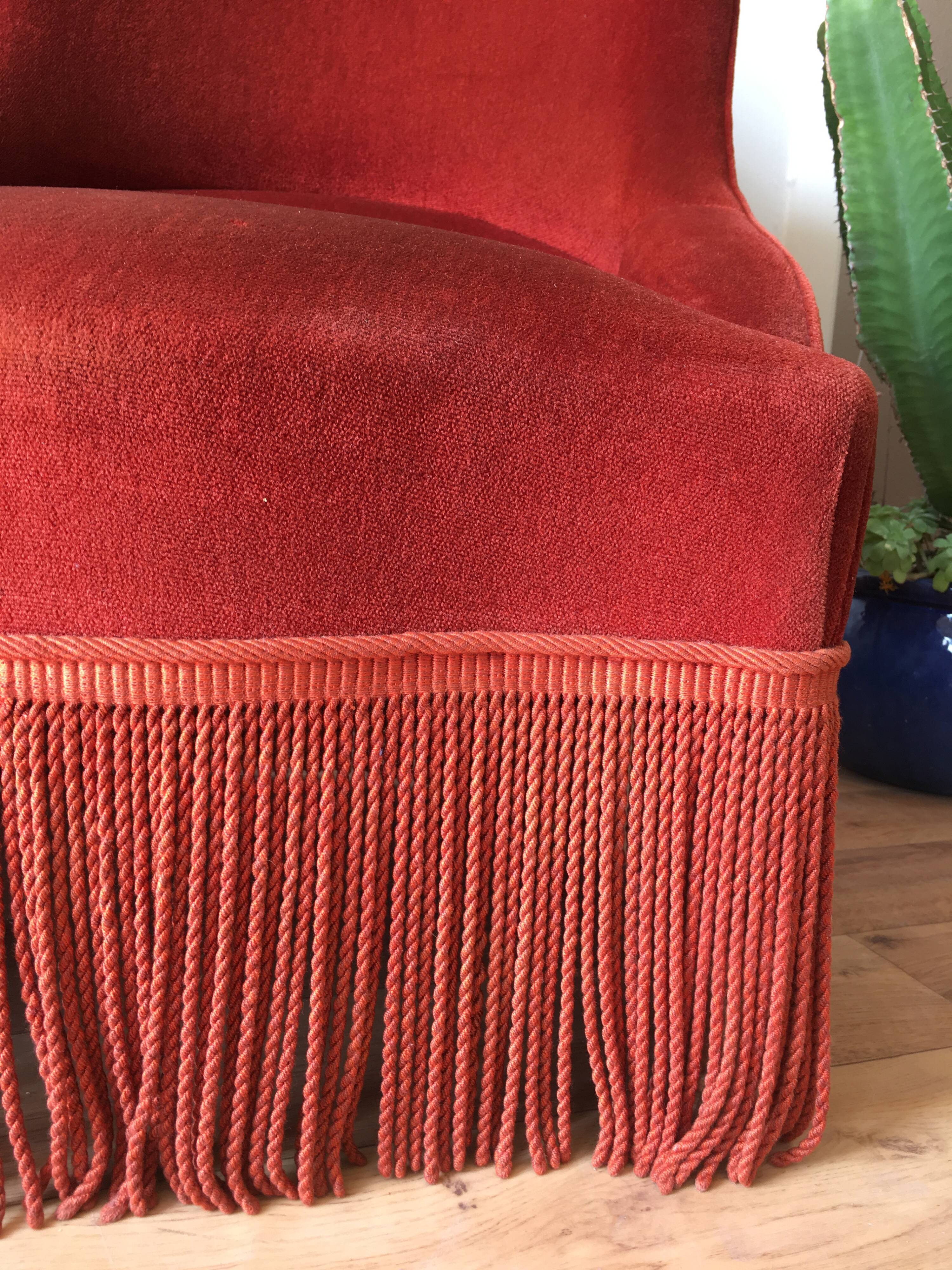 Pair of toad armchairs